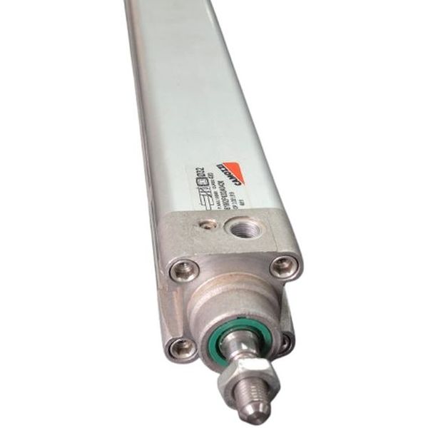 diâmetro 32mm, curso 420mm, pressão máxima 10 bar, dupla ação, com controle de velocidade