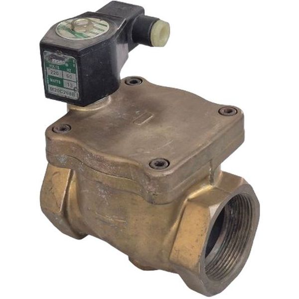 conexão 2, orifício 50mm, pressão 0,2-15bar, temperatura máxima 80oC. Bobina: 220V 60HZ13W, M20C268B