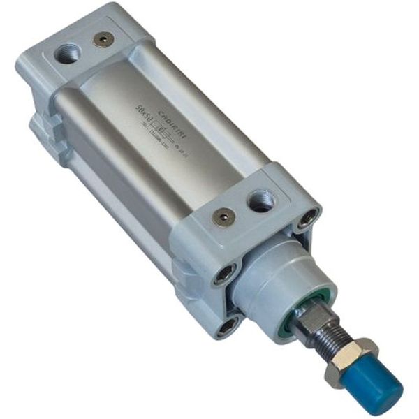 diâmetro 50mm, curso 50mm, fabricação importado, tubo alumínio, meio de operação ar comprimido