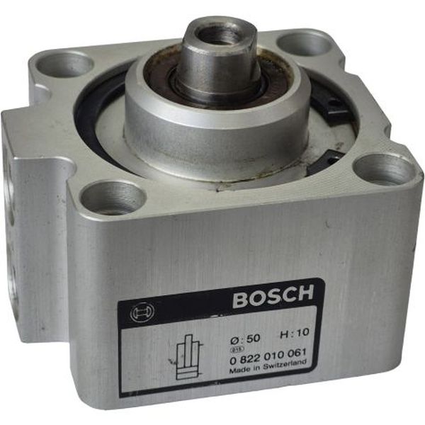 curso curto, dupla ação, diâmetro 50mm, curso10mm, temperatura ambiente -25...80oC, pressão nominal 10bar