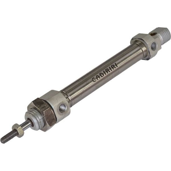 diâmetro 10mm, curso 40mm, meio de operação ar comprimido