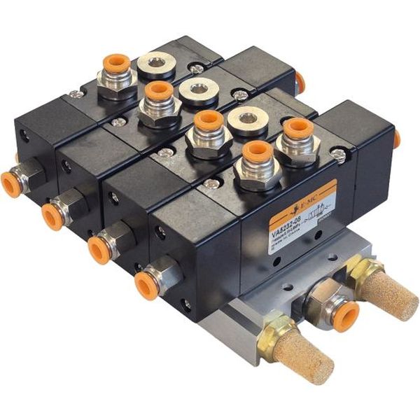 Montamos o bloco com válvulas para a aplicação específica do cliente. Consulte-nos.