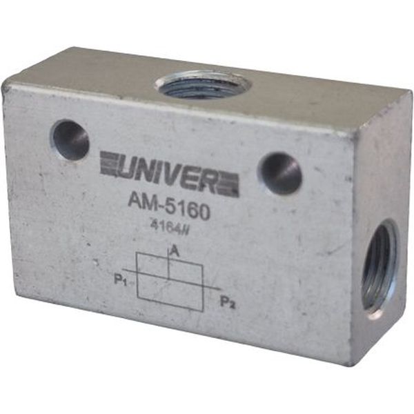 2 vias, conexão rosca 1/8