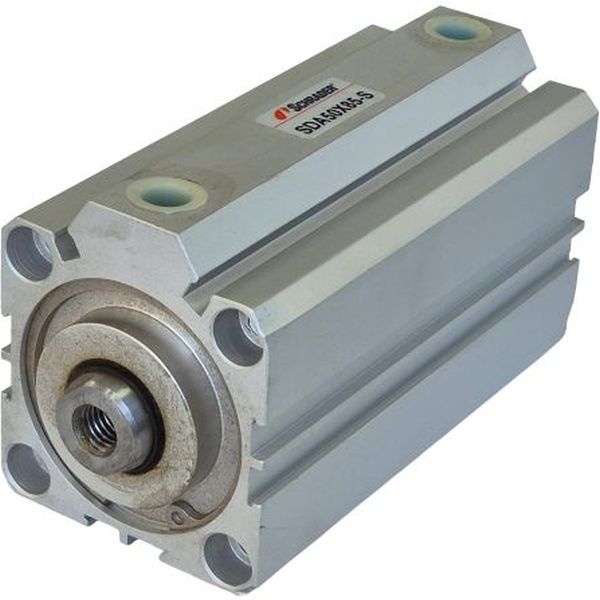 Série SDA, diâmetro 50mm, curso 85mm, compacto, dupla ação, êmbolo magnético, haste com rosca fêmea, fluido ar comprimido