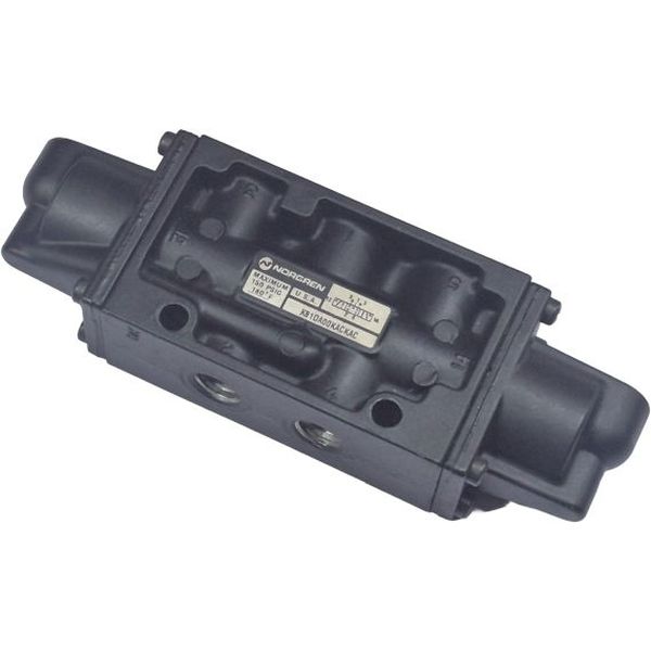 5/3 vias, acionamento pneumático, pressão máxima 150psig, operação ar comprimido