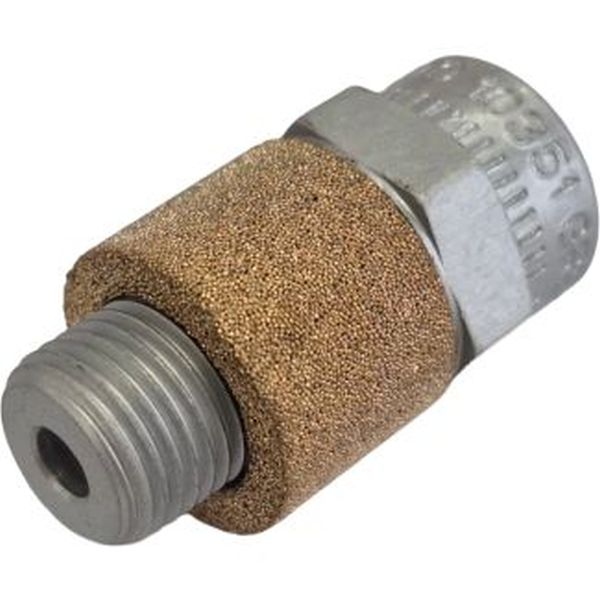 conexão 1/8, elemento de ajuste parafuso com ranhura, corpo liga de alumínio, vedações NBR