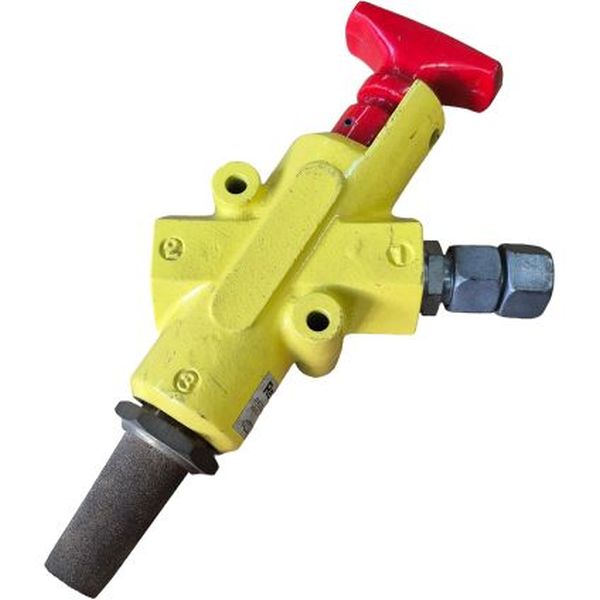 3/2 VIAS, acionamento manual, pressão máxima 250psi