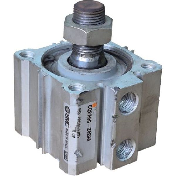 cilindro compacto, diâmetro 50mm, curso 20mm, dupla ação, haste simples, fluido ar comprimido
