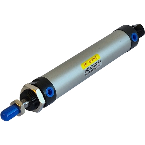 diâmetro 25mm, curso 100mm,dupla ação, pressão máxima 0,7MPa, ISO9001