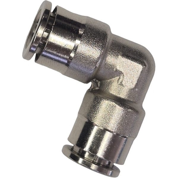 conexão push-in para tubo 8mm, corpo metálico, anel de desengate metálico