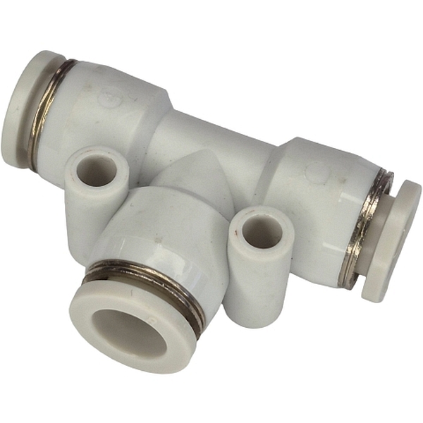 conexão push-in para tubo 8mm, anel de desengate branco