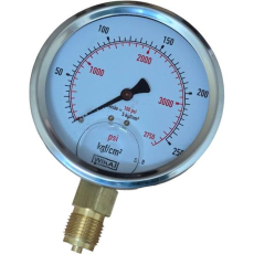 Man&ocirc;metro WIKA 11353100L 3750psi 250kgf/cm2 