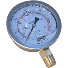 Manômetro PFQ1284R1R11 20bar 300psi com glicerina - WINTERS Manômetro PFQ1284R1R11 20bar 300psi com glicerina - WINTERS