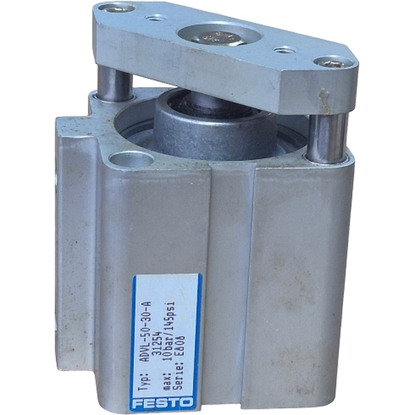 cilindro compacto, antigiro com elemento de fixação, diâmetro 50mm, curso 30mm, detecção de posição