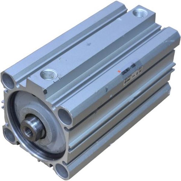 cilindro compacto, com êmbolo magnético, dupla ação, roscas em ambas extremidades, diâmetro 50mm, curso 75mm, fluido ar