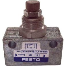 Regulador de fluxo 1/4X1/4 GRA-1/4-B Regulador de fluxo 1/4X1/4 GRA-1/4-B