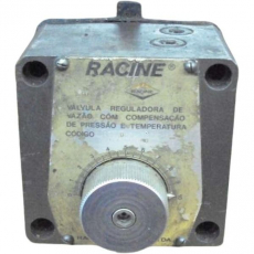 Válvula reguladora de vazão RACINE OF2-DHSL usada Válvula reguladora de vazão RACINE OF2-DHSL usada