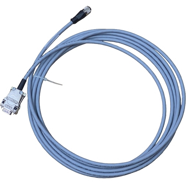 comprimento do cabo 5m, conector M12 (8 pinos, reto, fêmea)
