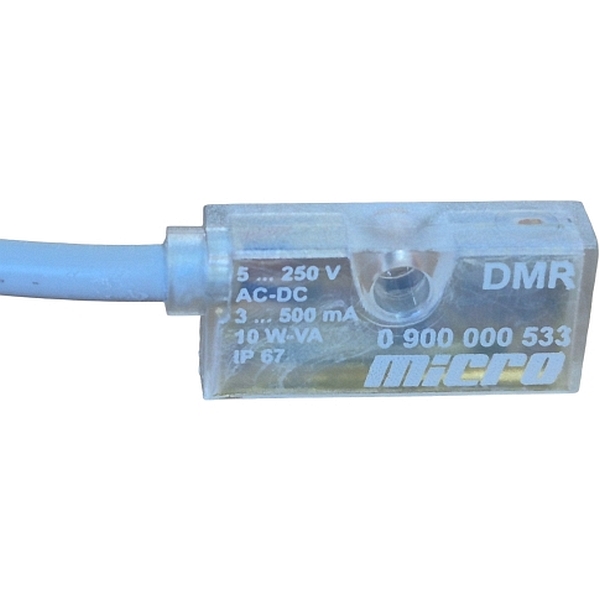 Interruptor NA, tensão 5 a 250V, 500mA, 10W, 500Hz, IP67