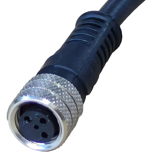 comprimento do cabo 5m, IP67, temperatura máxima 80oC, 60VAC / 75CDC