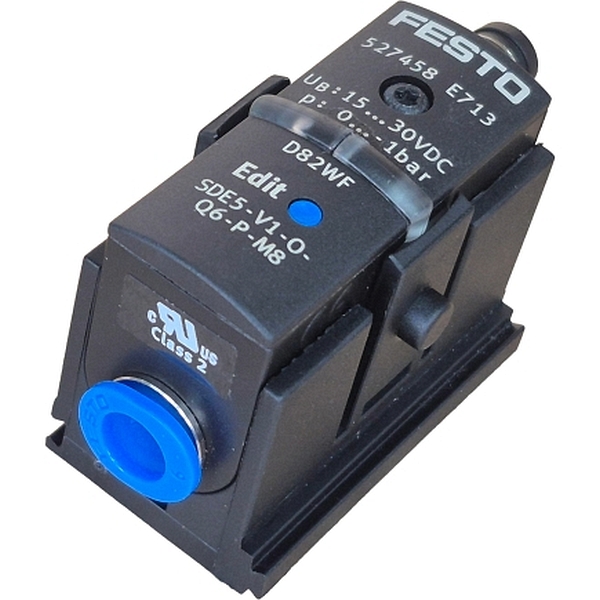 conexão QS-6, pressão 0 -1bar (vácuo), contato NA (normalmente aberto), temperatura 0~50C, IP40
