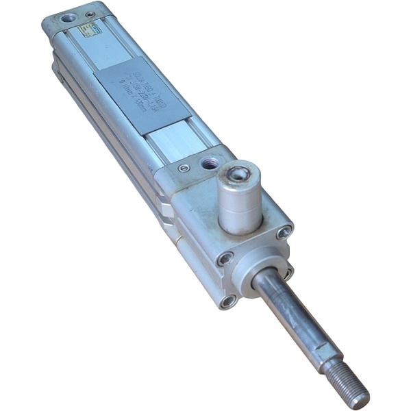Série DNC, diâmetro de 50 mm, curso de 160 mm, amortecimento pneumático regulável de fim de curso, detecção magnética e travamento mecânico
