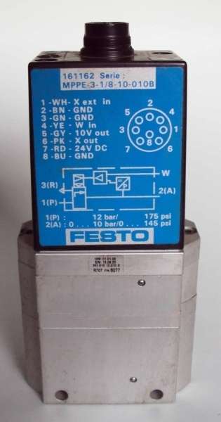 marca: FESTO <br/>modelo: MPPE31810010B 161162 <br/>estado: seminova