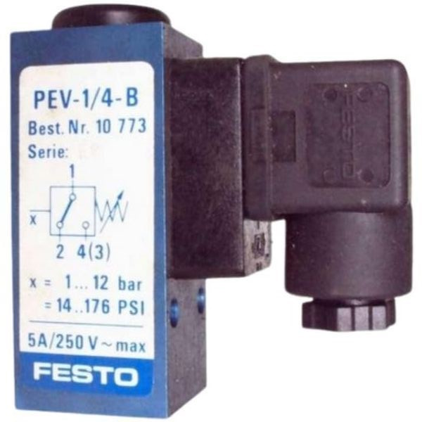 marca: FESTO <br/>
modelo: PEV14B 10773 <br/>
estado: seminovo