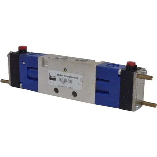 5/2 vias, acionamento solenóide / retorno solenóide, pressão máxima 10bar