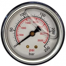 Manômetro GALLEYHILL GA1008PBL250 3500psi 250bar com glicerina Manômetro GALLEYHILL GA1008PBL250 3500psi 250bar com glicerina