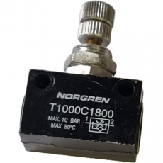 Regulador de fluxo NORGREN 1/8X1/8 T1000C1800 seminovo Regulador de fluxo NORGREN 1/8X1/8 T1000C1800 seminovo