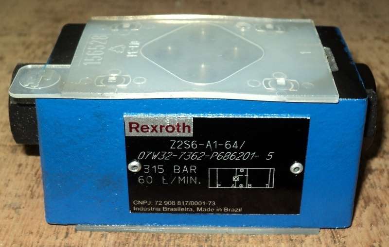 marca: REXROTH <br/>modelo: Z2S6A164 07W32-7362-P686201-5 <br/>estado: nova