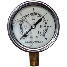 Manômetro NUOVAFIMA 0,6MPa 6bar com glicerina Manômetro NUOVAFIMA 0,6MPa 6bar com glicerina