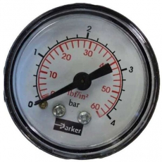 Manômetro PARKER 60lbf/in2 4bar Manômetro PARKER 60lbf/in2 4bar
