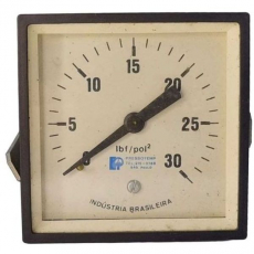 Manômetro PRESSOTEMP 30lbf/pol2 caixa quadrada Manômetro PRESSOTEMP 30lbf/pol2 caixa quadrada