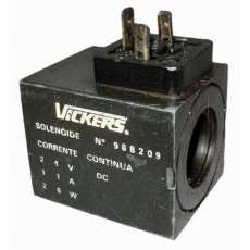Bobina hidráulica VICKERS 988209 24VDC usada Bobina hidráulica VICKERS 988209 24VDC usada