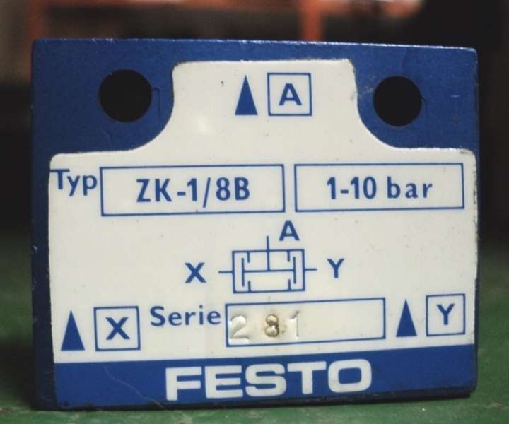 marca: Festo <br/>modelo: ZK18B <br/>estado: seminova