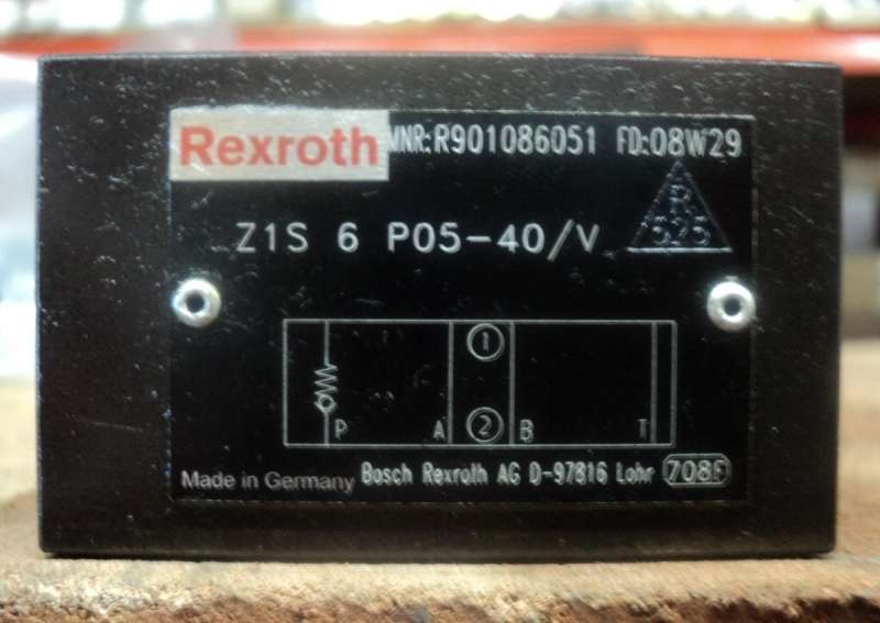 marca: REXROTH <br/>modelo: Z1S6P0540V <br/>estado: nova