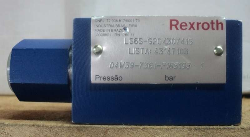 marca: REXROTH <br/>modelo: LG6SG20307415 <br/>estado: nova