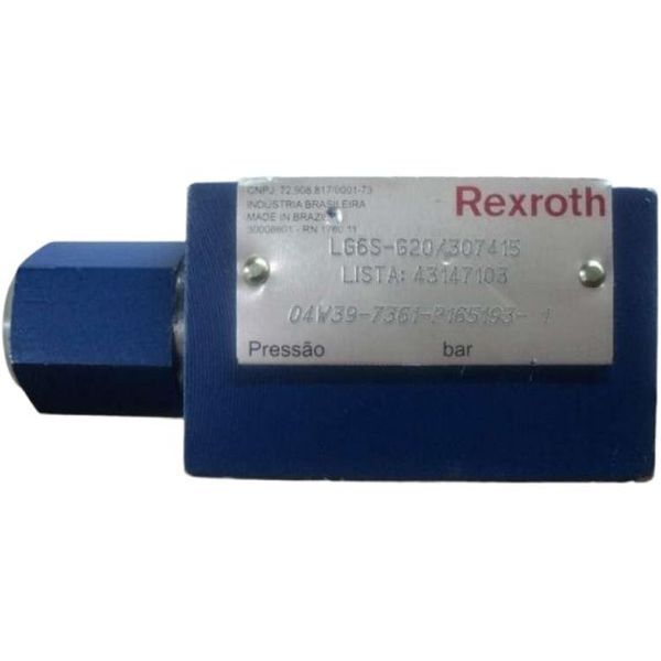 marca: REXROTH <br/>modelo: LG6SG20307415 <br/>estado: nova