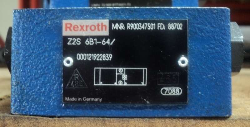 marca: REXROTH <br/>modelo: Z2S6B164 <br/>estado: nova