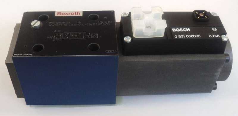 marca: REXROTH <br/>modelo: 4WRPH10C3B100L20 G24Z4M <br/>estado: nova