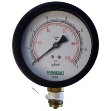 Manometro FAMABRAS 100PSI 7kgf/cm2 seminovo Manometro FAMABRAS 100PSI 7kgf/cm2 seminovo