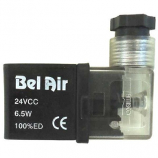 Bobina pneumática BELAIR 24VCC com plugue AMISCO Bobina pneumática BELAIR 24VCC com plugue AMISCO