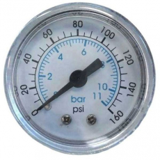 Manômetro WERK SCHOTT 11bar 160psi YYB4018SL Manômetro WERK SCHOTT 11bar 160psi YYB4018SL