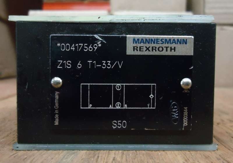 marca: REXROTH <br/>modelo: Z1S6T133V <br/>estado: nova