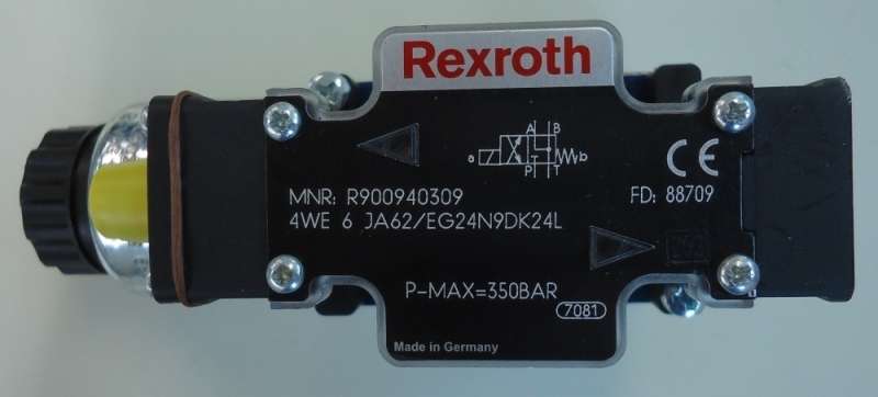 marca: REXROTH <br/>modelo: 4WE6JA62EG24N9DK24L <br/>estado: nova