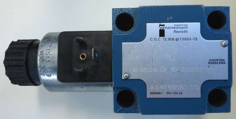 marca: REXROTH <br/>modelo: M3SED10UK1X350CG125 N9K4 <br/>estado: seminova