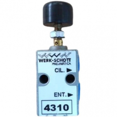 Válvula pneumática WERK SCHOTT 4310 Válvula pneumática WERK SCHOTT 4310