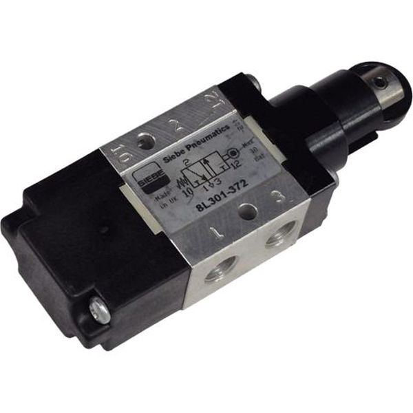 3/2 vias, acionamento com rolete / retorno mola, pressão máxima 10bar, material do corpo alumínio